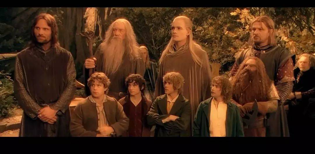 西方也是如此, 《指环王》,福将阿拉贡,智将甘道夫,莽福将金雳,帅将